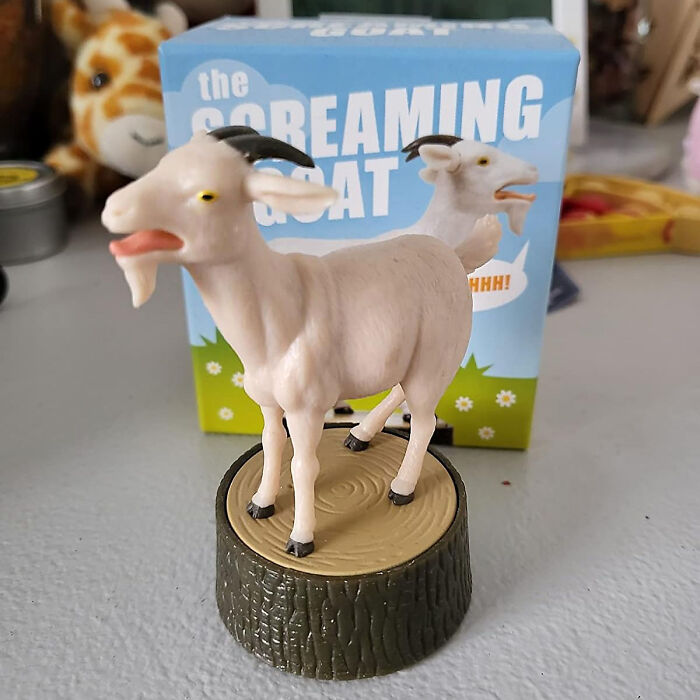 Need A Good Laugh? 'The Screaming Goat' Book & Figure Has You Covered