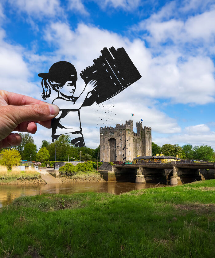 Paperboyo, The Artist Transforming Landmarks With Paper Cutouts (34 New Pics)