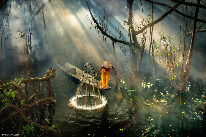 1st Place, Food In The Field: Mangrove Fisherman By Teo Chin Leong