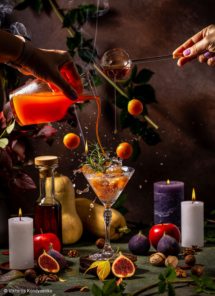 1st Place, Mpb Award For Innovation: Autumn Cocktail By Viktoriia Kondysenko