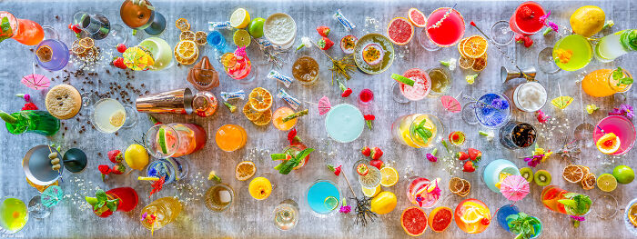 1st Place, Marks & Spencer Food Portraiture: All The Cocktails On The Menu By Paul Dodd