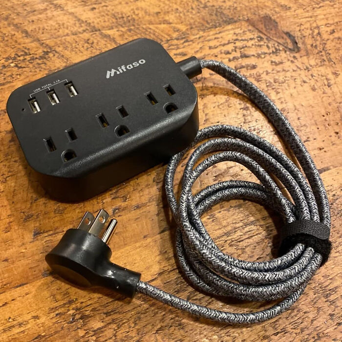 One Outlet, Endless Possibilities With The Mountable Plug Power Strip With 3 Outlets & 3 USB Ports