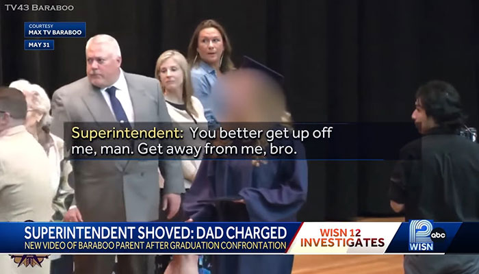 After Controversial Graduation Incident, Dad Who Blocked Superintendent Has Lies Exposed