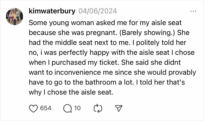 Guy Throws A Tantrum When Woman Refuses To Let Him Sit In Her Aisle Seat
