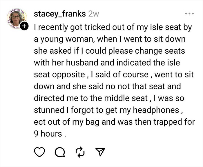 Guy Throws A Tantrum When Woman Refuses To Let Him Sit In Her Aisle Seat