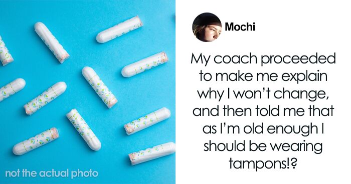 Hey Pandas, AITA For Defending My Choice To Not Use Tampons Despite Pressure From My Swim Coach?