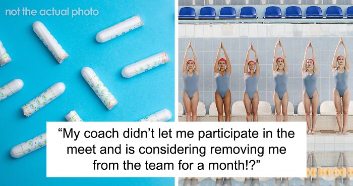 Hey Pandas, AITA For Choosing Products That Work For Me Instead Of Tampons Suggested By My Coach?