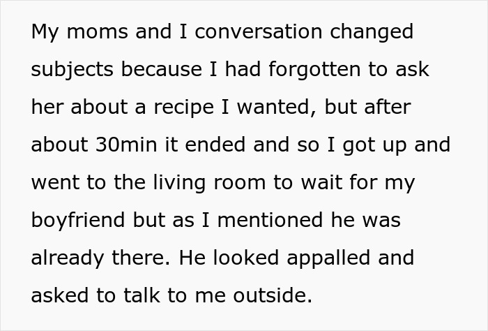 Guy Freaks Out Over GF’s Gross Conversation With Her Mom, Regrets It But She’s Not Having It