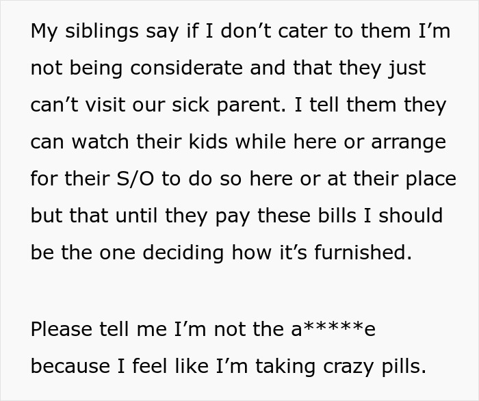 Drama Ensues After Man Declines Siblings' Suggestions To Childproof His New House