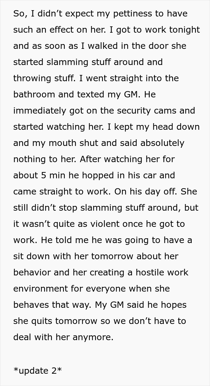 Woman Goes The Extra Mile For A Troubled Coworker, Discovers Her Toxicity And Takes Petty Revenge