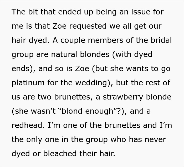Couple Breaks Up After Bride Changes Her Mind About Making The Bridal Party Bleach Their Hair