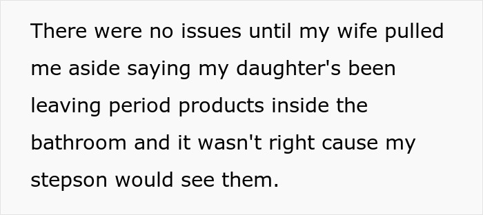 "AITA For Losing It After My Wife Wanted My Daughter To Stop Using The Bathroom In The House?"