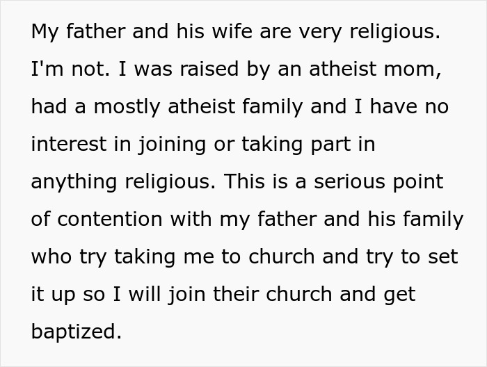 Atheist Teen Forced To Live With Religious Dad Who He Just Met After His Mom Passed Away