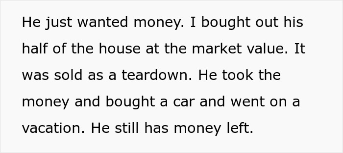 Brother Blows Inheritance On Car And Trips, Gets Mad Sibling Invested And Became A Landlord