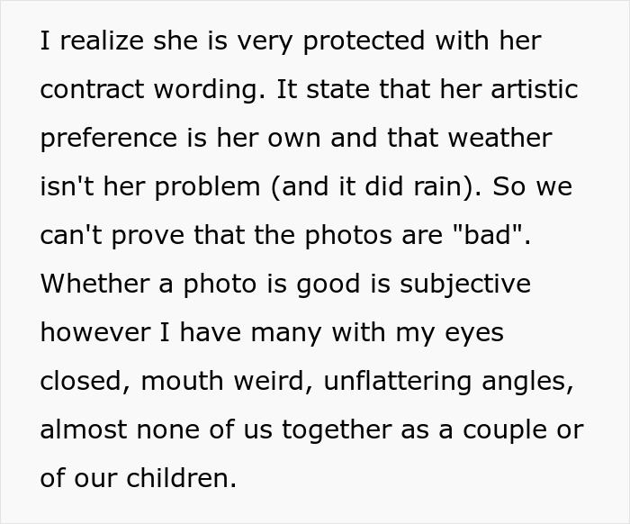 Woman Leaves Bad Review On Wedding Photographer, Gets All The Photos Taken Away