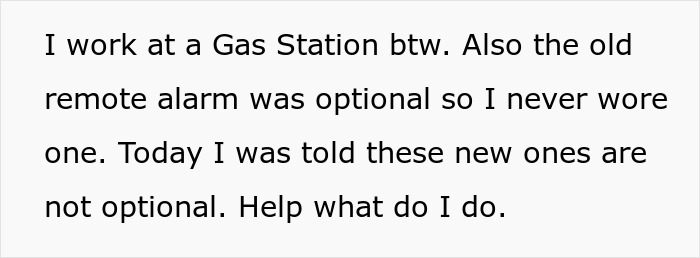 “My Work Gave Us New ‘Remote Alarms’ That We Must Carry At All Times”