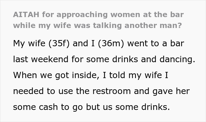 "Talking To Another Man": Wife's Hypocrisy Revealed After Husband Mirrors Her Actions At A Bar