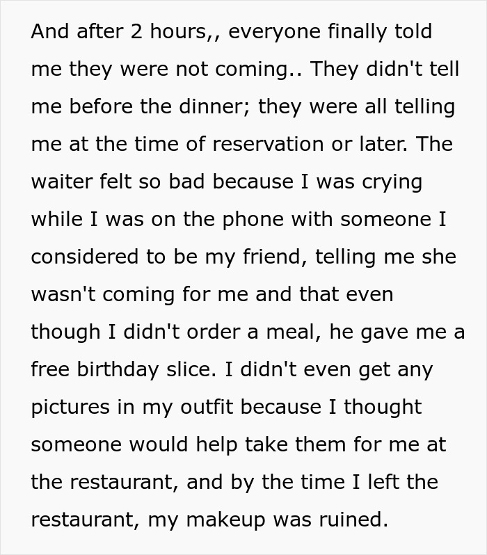 Woman Left Crying Alone At Restaurant On Her Birthday Due To Friends' "Surprise"
