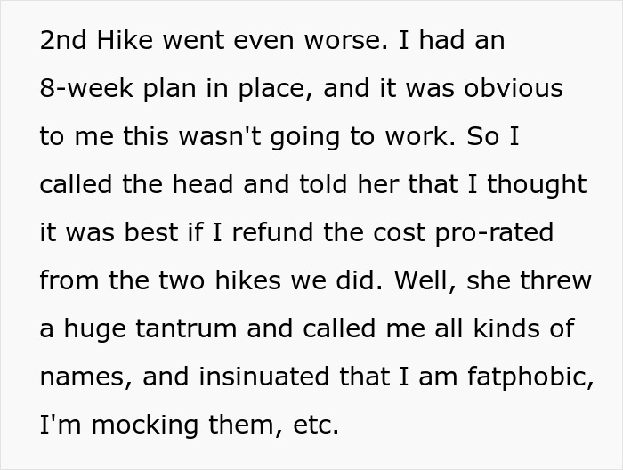 “AITA For Canceling On A Group Of Very Out Of Shape Women That Hired Me To Guide Their Hikes?”