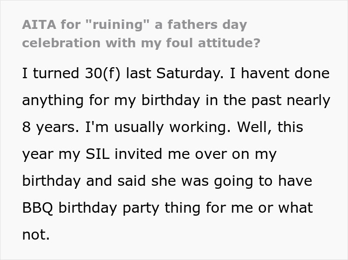 Husband Furious Wife Left His Family Event That She Was Told Would Be Her Birthday Celebration