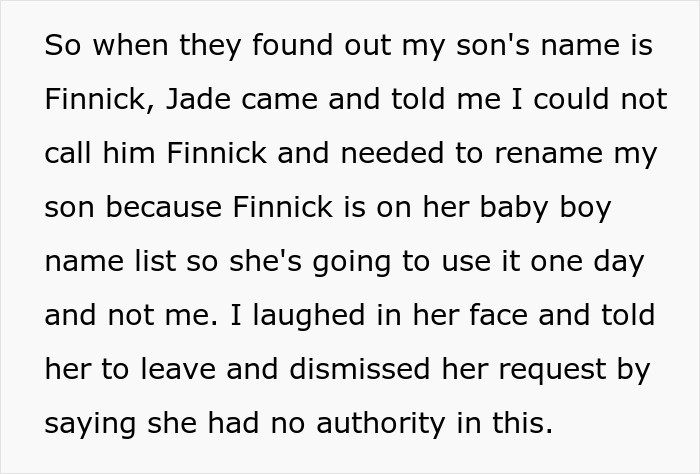 Parents Instruct New Mom To Rename Baby As His Name Is On Her Single “Golden Child” Sister’s List