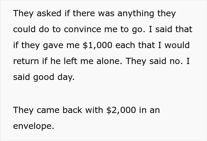 Man Avoids Sister's Wedding Because Of Horrible Brother, She Bribes Him With $2000, It Doesn't Work