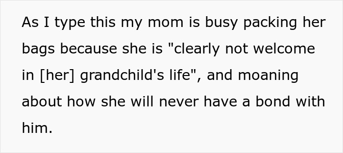 “AITA For Calling My Mom Selfish And Telling Her It Will Be Her Fault When The Baby’s [Life Ends]?”