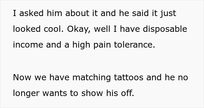 Parent Copies 19 Y.O. Son’s Tattoo To Prove A Point, Gets Called A Jerk