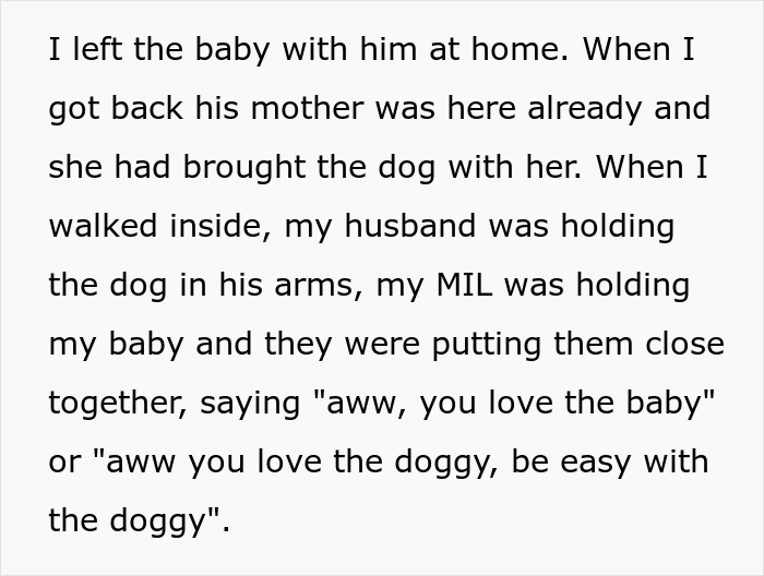  “Over 90 Missed Calls”: Woman Kicks Husband And MIL Out After They Brought A Dog Close To Baby