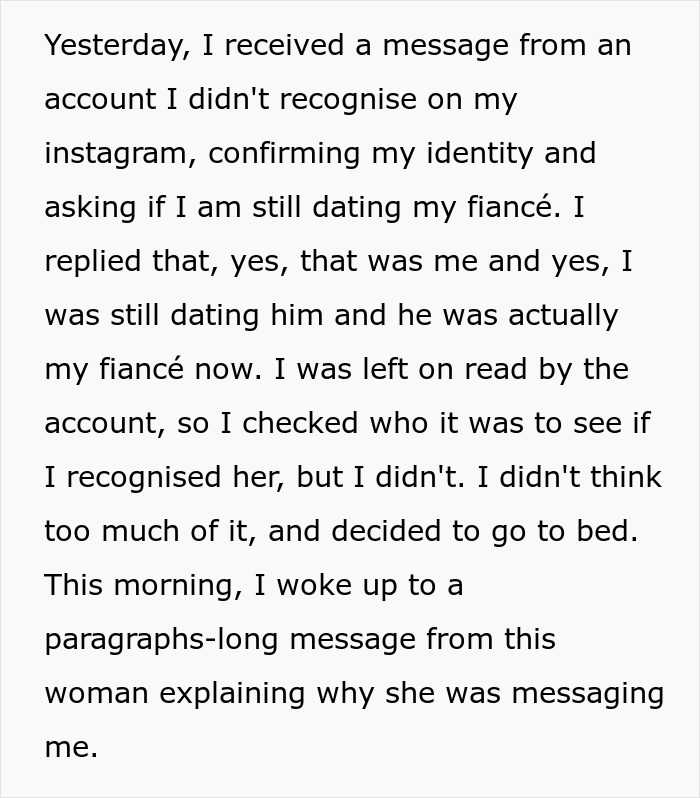“So Much Worse Than I Could’ve Ever Imagined”: A Text From Fiancé’s Ex Shakes Woman’s World