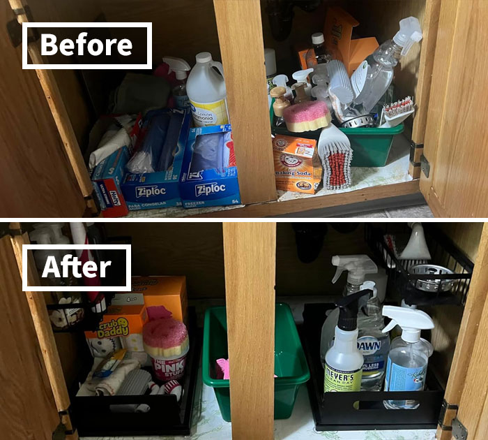 No More Digging Through The Abyss! This Under Sink Organizer Is A Game-Changer