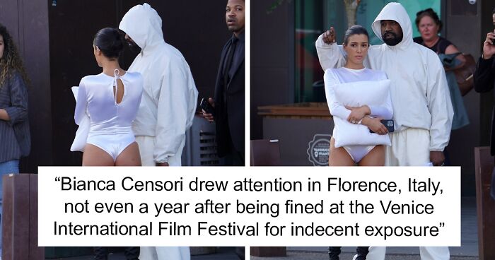 “Un-Censori” Bianca Covers Her Chest With A Pillow, Again, In Italy, After Venice Festival Fine