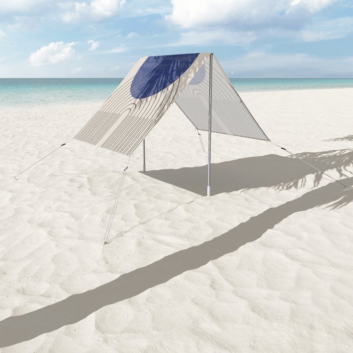  Blue Contemporary Design Sun Shade: Because Shade Doesn't Have To Be Boring, It Can Be Art