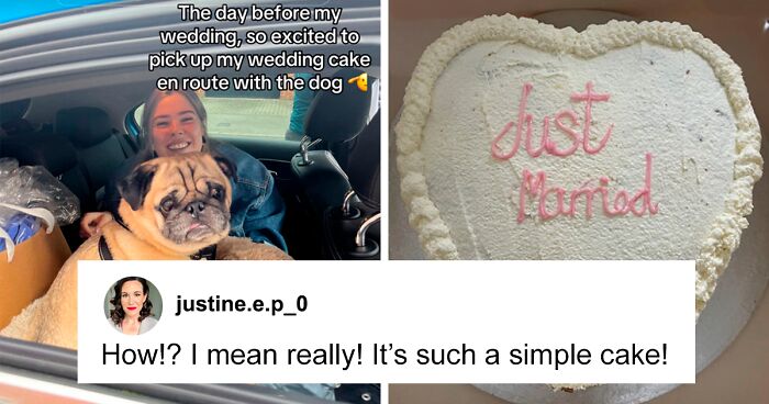 Bride Ends Up In Tears After Baker Took Her “Minimalist Wedding Cake” Concept Too Literally