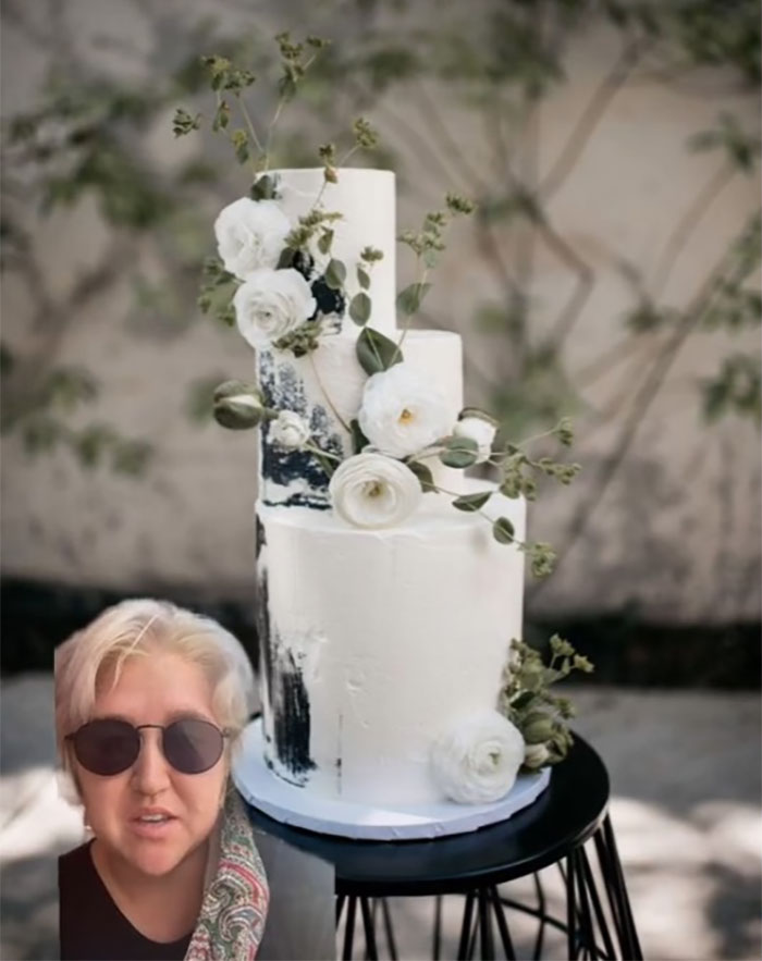 “Cue The Crying”: Bride Tears Up After Receiving Ruined Wedding Cake, Fixes It Herself
