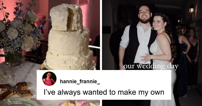 “POV: Everyone Thinks You’re Crazy”: Bride Makes Her Wedding Cake The Morning Of Her Big Day