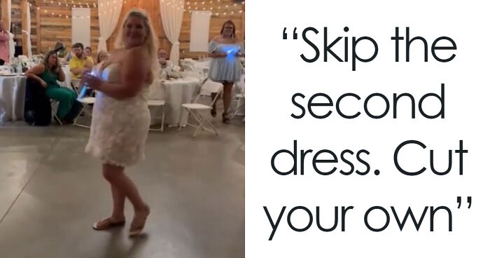 “Skip The Second Dress. Cut Your Own”: Bride’s Hack Sparks Debate About Recycling Pricey Items