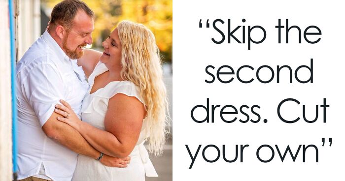 Bride Leaves Guests “Stressed” By Chopping Off Her Wedding Dress For The Evening Reception