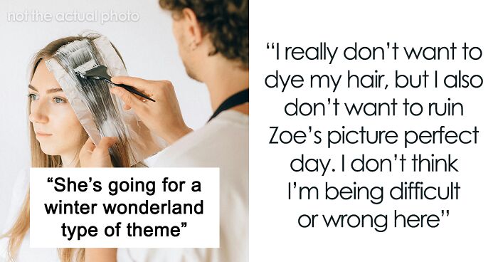 Drama Ensues When A Bridesmaid Refuses To Bleach Her Hair For A “Winter Wonderland” Wedding