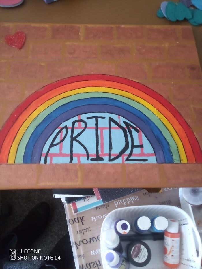 My Rainbow On A Wall. Next Time Ill Do A Stonewall