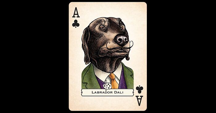 Artist Illustrates Card Decks Inspired By Famous People Or Characters That Pose As Dogs Or Cats (24 Pics)