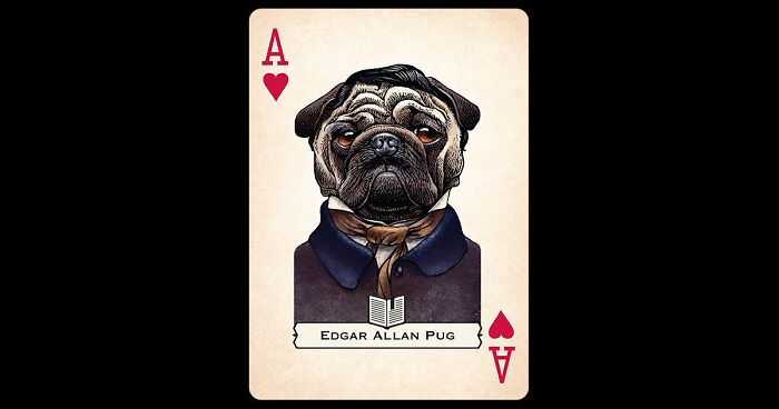 Illustrator Creates Unique Card Playing Sets, Here Are Some Of His Cat And Dog Editions (24 Pics)