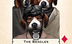 Artist Illustrates Card Decks Inspired By Famous People Or Characters That Pose As Dogs Or Cats (24 Pics)