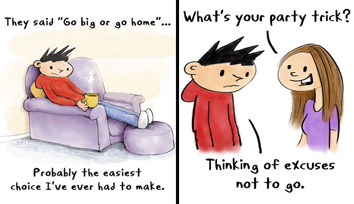 Living As An Introvert: My 30 Comics About Social Struggles