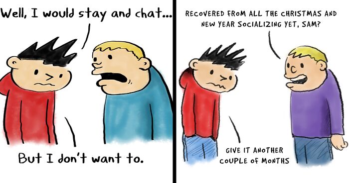 Socially Awkward Misfit: My 40 Comics About Being An Introvert