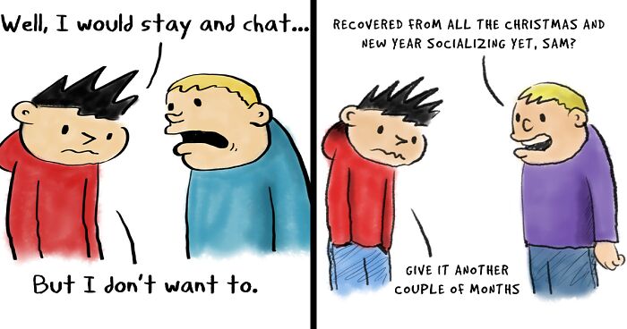 My 40 Comics About Navigating Life As An Introvert