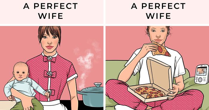 Artist Highlights Femininity And Societal Pressures In 27 Powerful New Comics