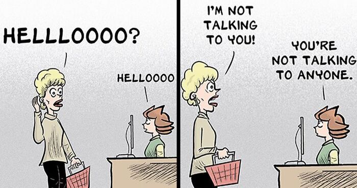 Artist Creates Humorous Comics Retail Workers Might Relate To (46 New Pics)