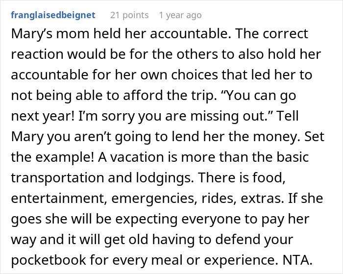 Internet Gives Unemployed Woman A Reality Check After She Expects Friends To Buy Her A Trip