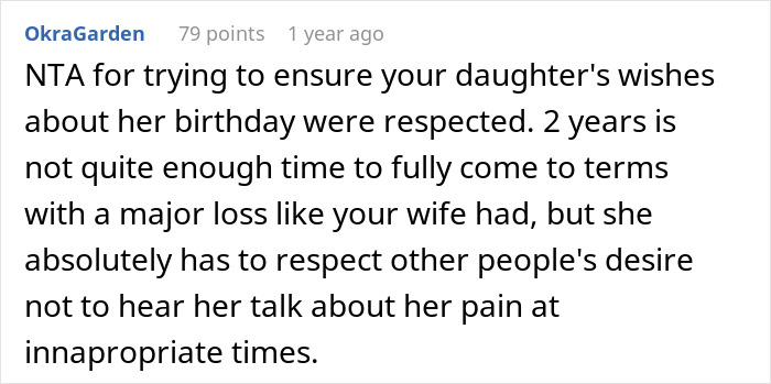 Woman Interrupts Daughter’s 13th B-Day To Grieve Her Grandma, Husband Tells Her She Has To Stop